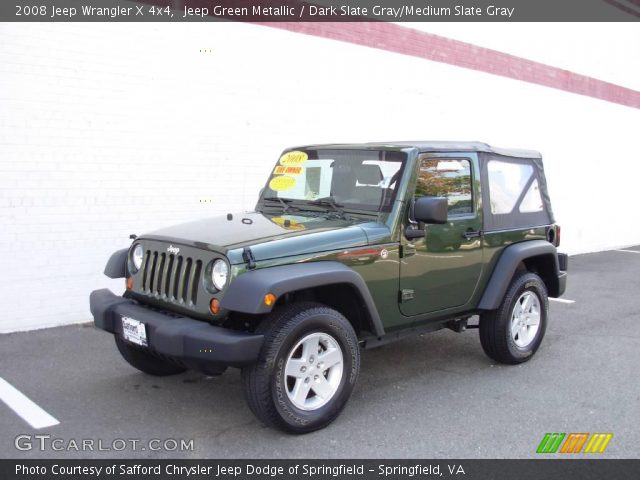 2008 Jeep Wrangler X 4x4 in Jeep Green Metallic