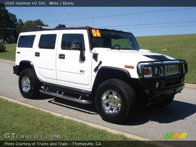 2006 Hummer H2 SUV in White