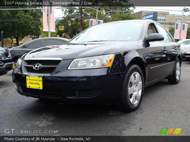 2007 Hyundai Sonata GLS in Deepwater Blue