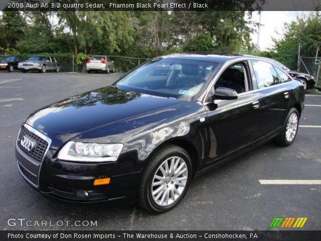 2008 Audi A6 3.2 quattro Sedan in Phantom Black Pearl Effect