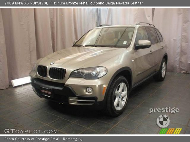 2009 BMW X5 xDrive30i in Platinum Bronze Metallic
