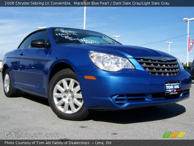 2008 Chrysler Sebring LX Convertible in Marathon Blue Pearl
