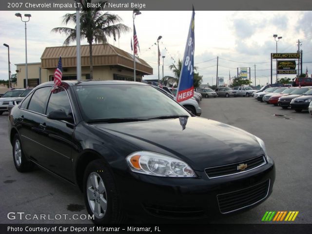 2007 Chevrolet Impala LT in Black