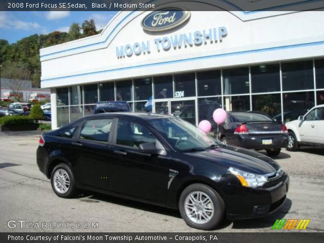 2008 Ford Focus SE Sedan in Black