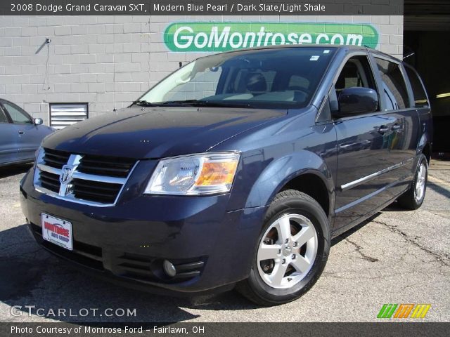 2008 Dodge Grand Caravan SXT in Modern Blue Pearl