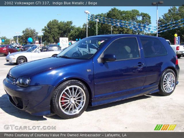 2002 Volkswagen GTI 337 in Indigo Blue Metallic