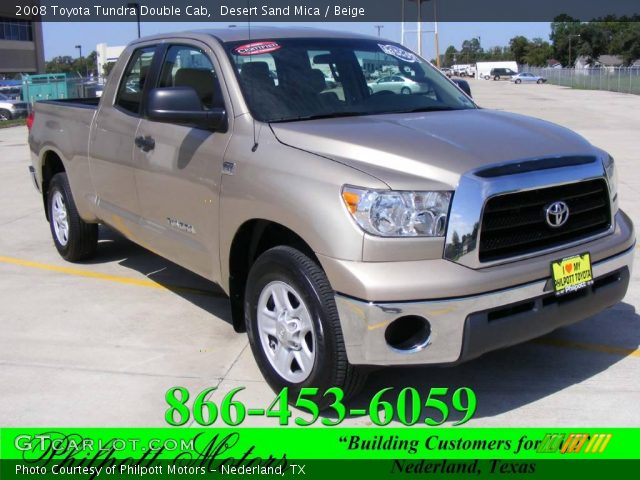 2008 Toyota Tundra Double Cab in Desert Sand Mica