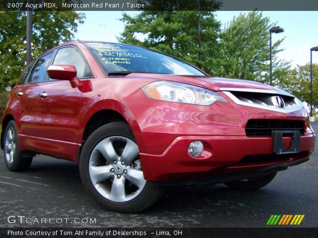 2007 Acura RDX  in Moroccan Red Pearl