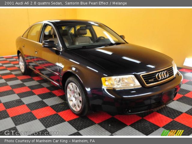 2001 Audi A6 2.8 quattro Sedan in Santorin Blue Pearl Effect