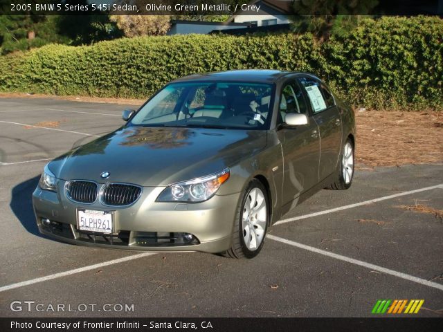 2005 BMW 5 Series 545i Sedan in Olivine Green Metallic