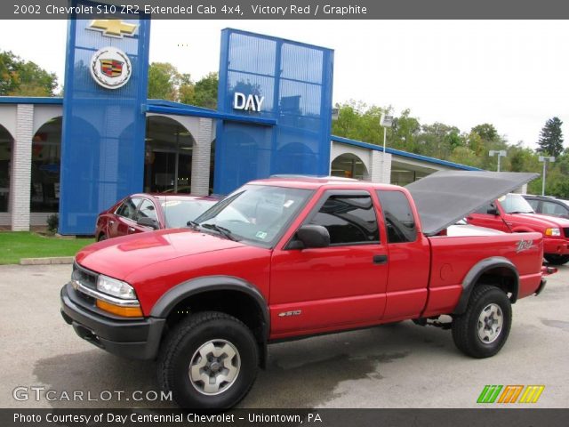 2002 Chevrolet S10 ZR2 Extended Cab 4x4 in Victory Red