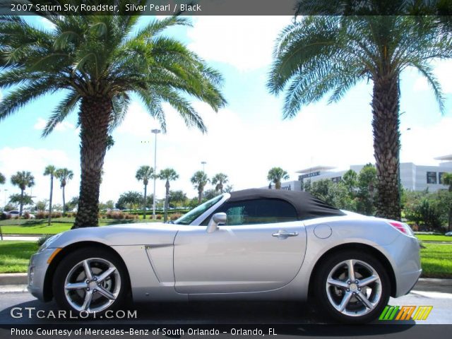 2007 Saturn Sky Roadster in Silver Pearl