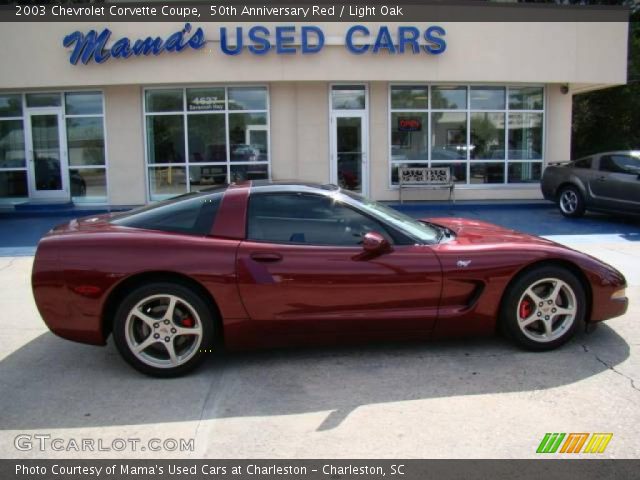 2003 Chevrolet Corvette Coupe in 50th Anniversary Red