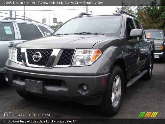2005 Nissan Frontier LE Crew Cab 4x4 in Storm Gray Metallic