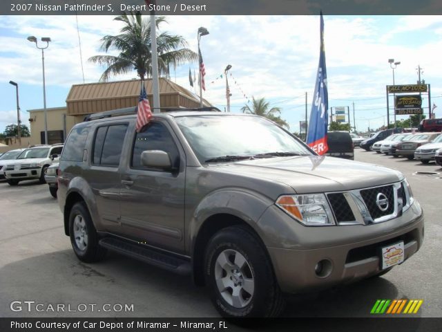 2007 Nissan Pathfinder S in Desert Stone