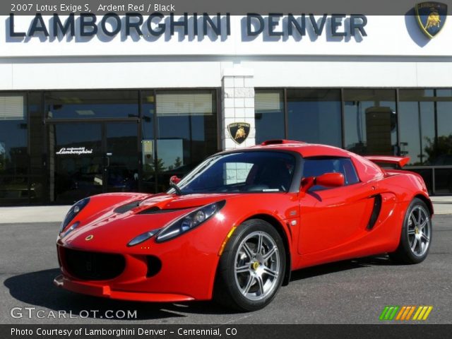 2007 Lotus Exige S in Ardent Red