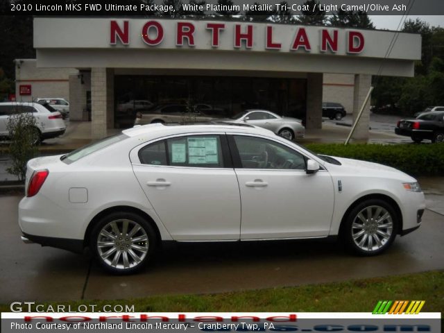 2010 Lincoln MKS FWD Ultimate Package in White Platinum Metallic Tri-Coat