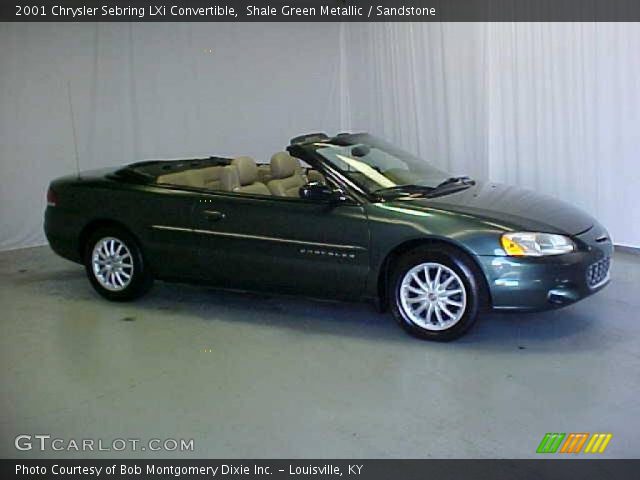 2001 Chrysler Sebring LXi Convertible in Shale Green Metallic