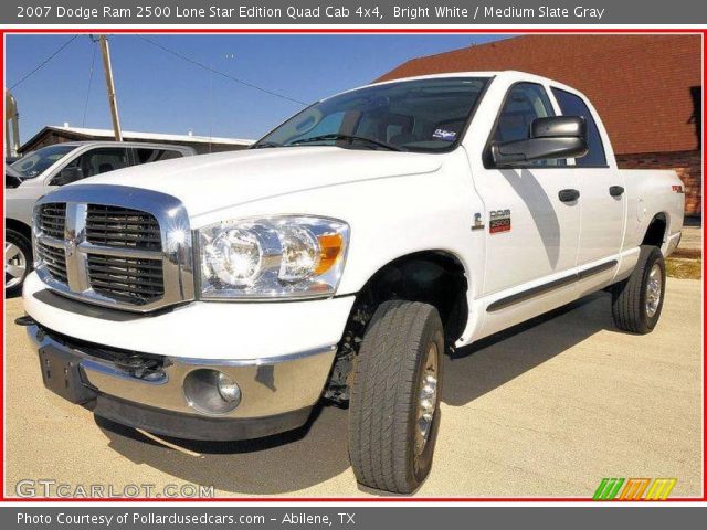 2007 Dodge Ram 2500 Lone Star Edition Quad Cab 4x4 in Bright White