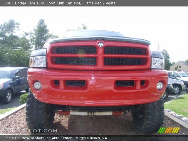 2001 Dodge Ram 1500 Sport Club Cab 4x4 in Flame Red