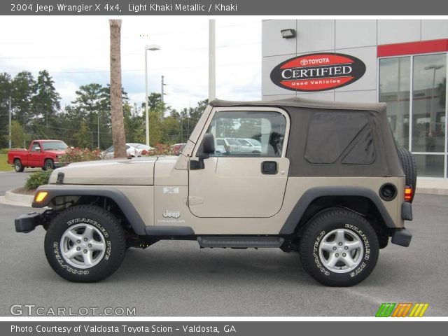 2004 Jeep Wrangler X 4x4 in Light Khaki Metallic