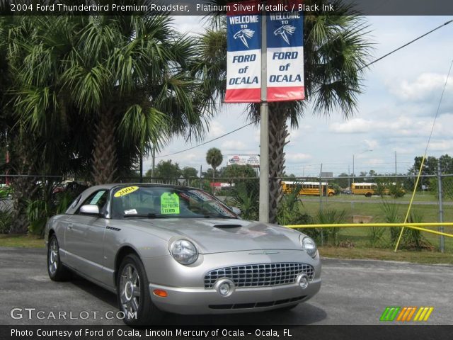 2004 Ford Thunderbird Premium Roadster in Platinum Silver Metallic