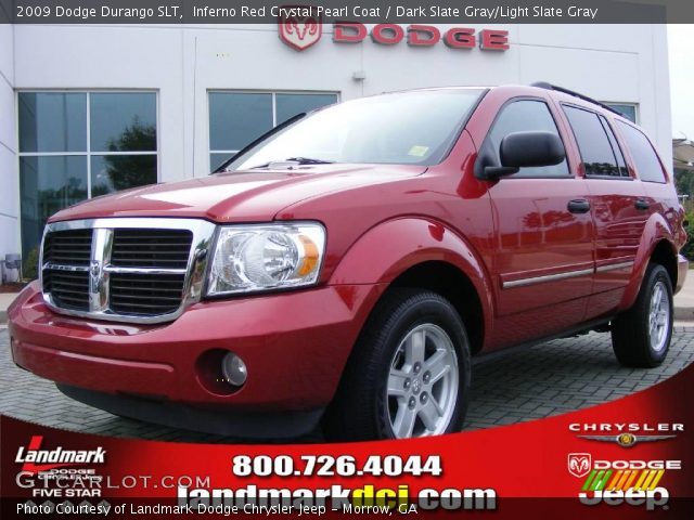 2009 Dodge Durango SLT in Inferno Red Crystal Pearl Coat
