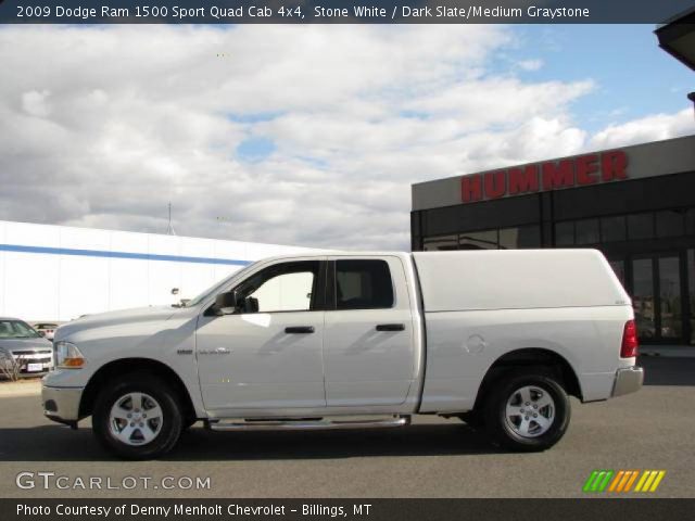 2009 Dodge Ram 1500 Sport Quad Cab 4x4 in Stone White