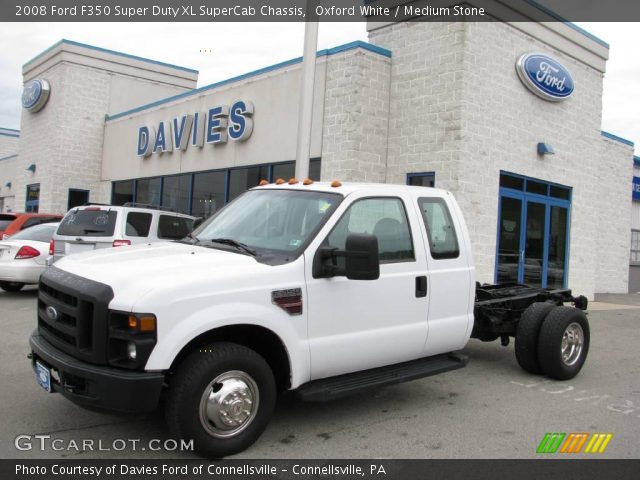 2008 Ford F350 Super Duty XL SuperCab Chassis in Oxford White