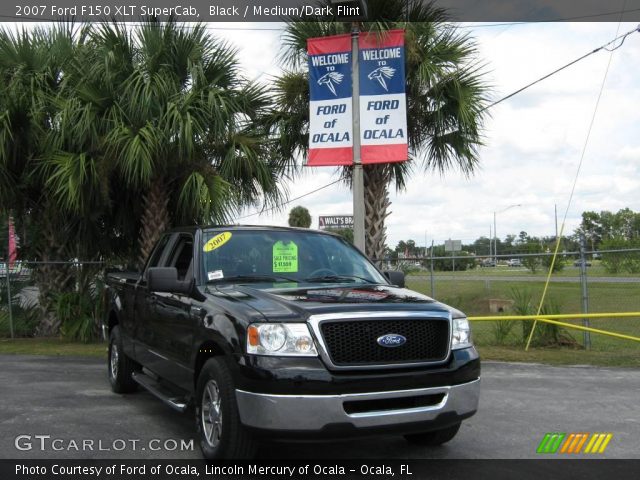 2007 Ford F150 XLT SuperCab in Black