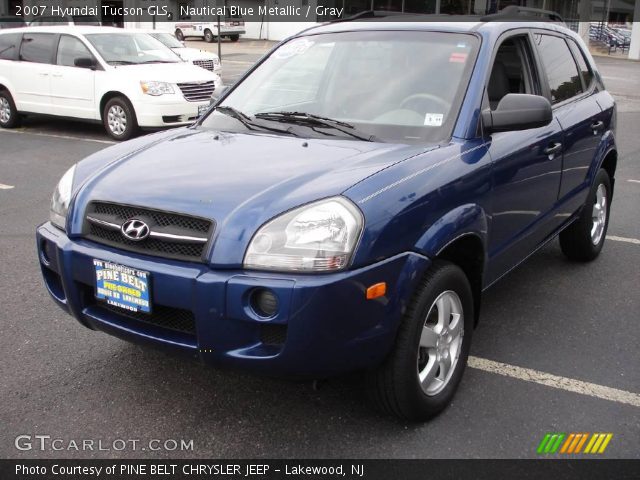 2007 Hyundai Tucson GLS in Nautical Blue Metallic