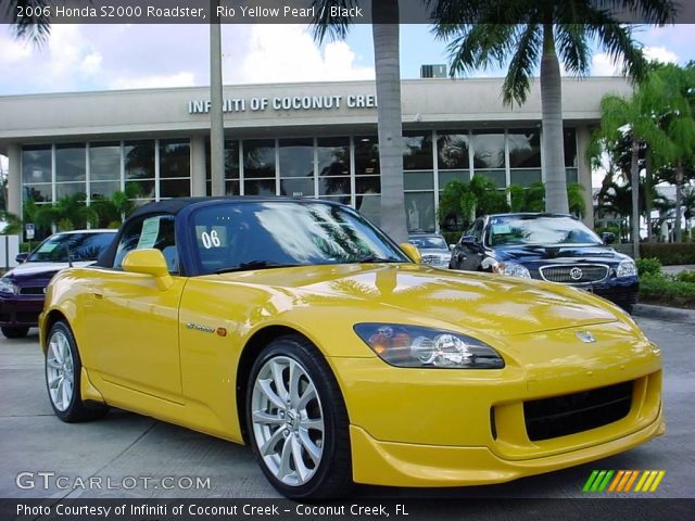 2006 Honda S2000 Roadster in Rio Yellow Pearl