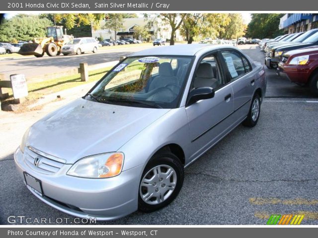 2001 Honda Civic DX Sedan in Satin Silver Metallic