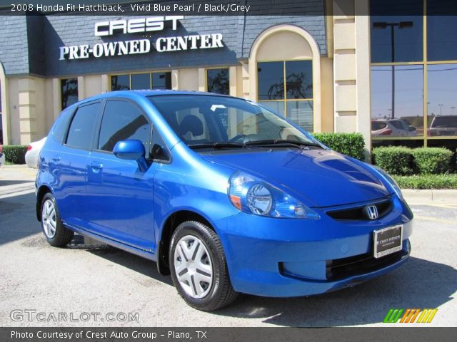 2008 Honda Fit Hatchback in Vivid Blue Pearl