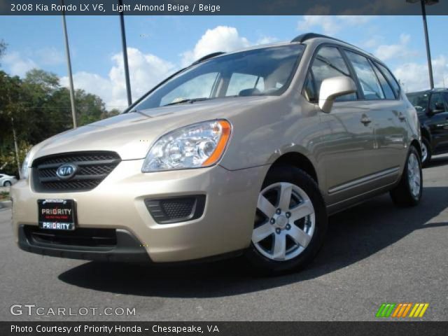 2008 Kia Rondo LX V6 in Light Almond Beige
