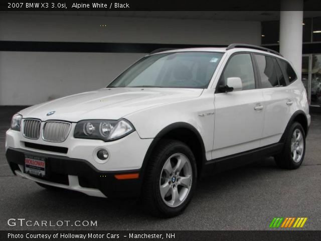 2007 BMW X3 3.0si in Alpine White