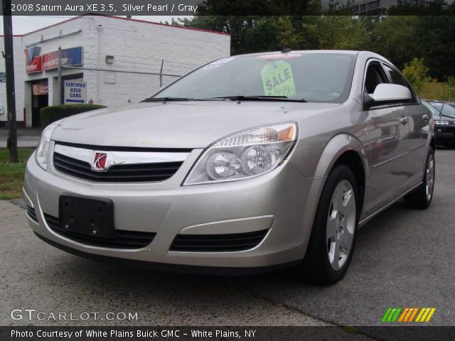 2008 Saturn Aura XE 3.5 in Silver Pearl