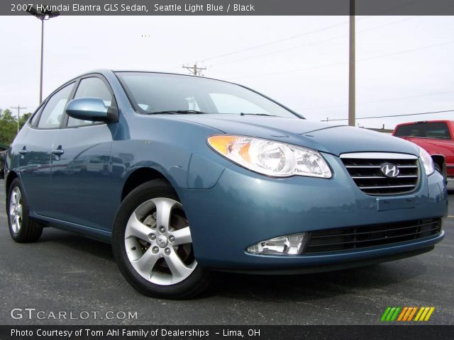 2007 Hyundai Elantra GLS Sedan in Seattle Light Blue