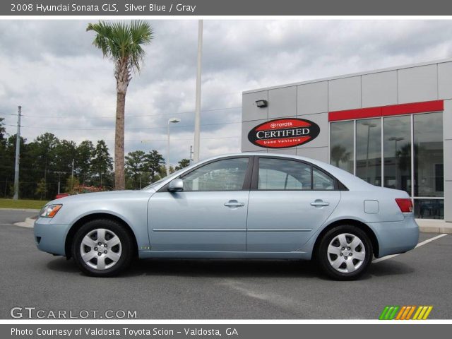 2008 Hyundai Sonata GLS in Silver Blue