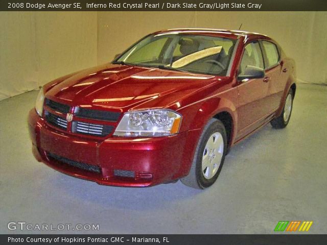 2008 Dodge Avenger SE in Inferno Red Crystal Pearl