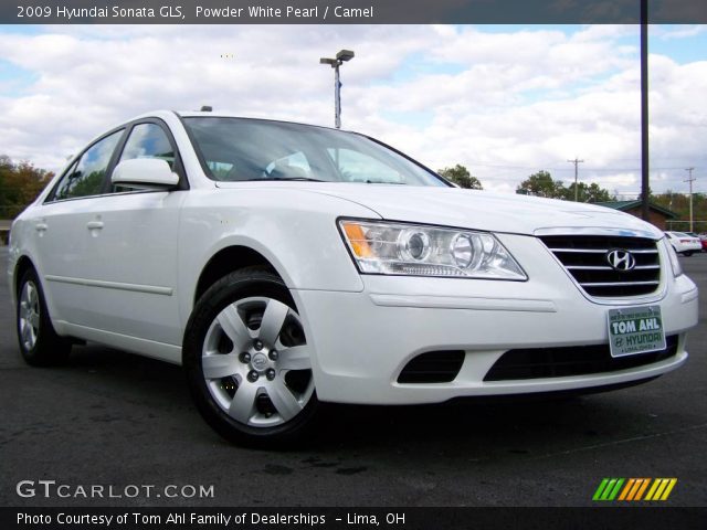2009 Hyundai Sonata GLS in Powder White Pearl