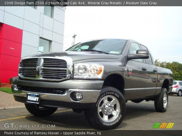 2008 Dodge Ram 2500 Big Horn Quad Cab 4x4 in Mineral Gray Metallic