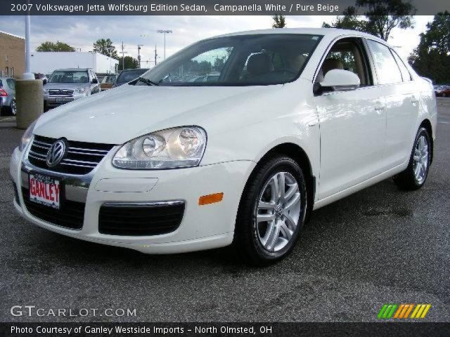 2007 Volkswagen Jetta Wolfsburg Edition Sedan in Campanella White