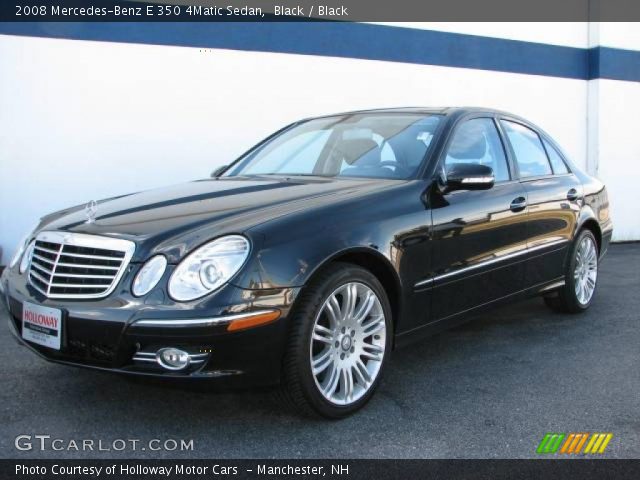 2008 Mercedes-Benz E 350 4Matic Sedan in Black
