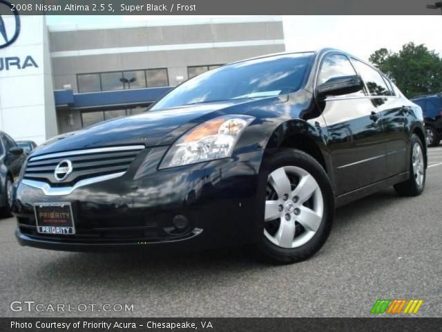 2008 Nissan Altima 2.5 S in Super Black