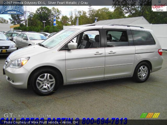 2007 Honda Odyssey EX-L in Silver Pearl Metallic