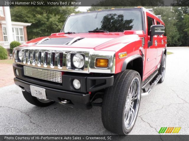 2004 Hummer H2 SUV in Victory Red