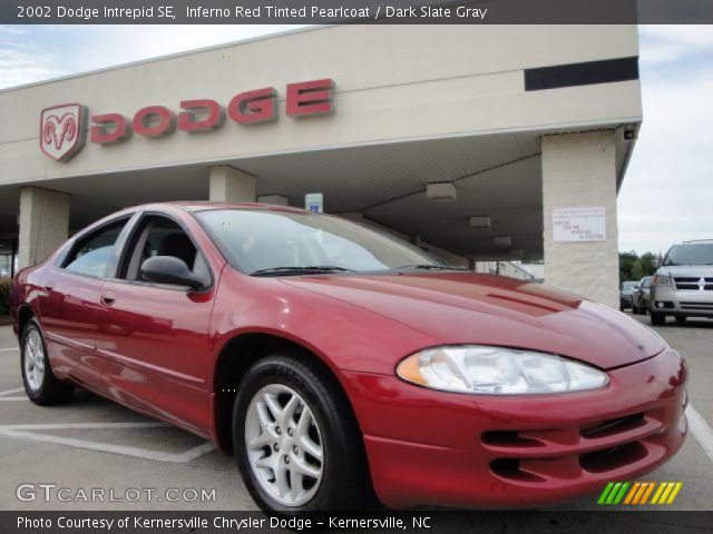 2002 Dodge Intrepid SE in Inferno Red Tinted Pearlcoat