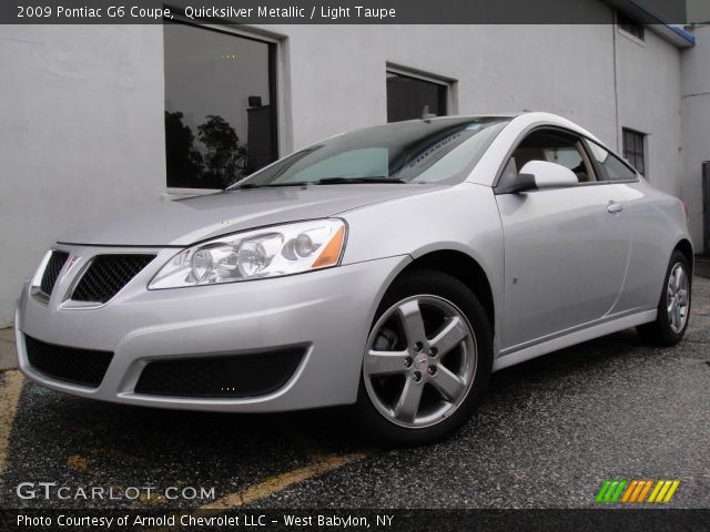 2009 Pontiac G6 Coupe in Quicksilver Metallic