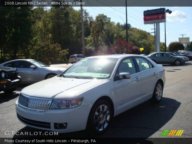 2008 Lincoln MKZ Sedan in White Suede